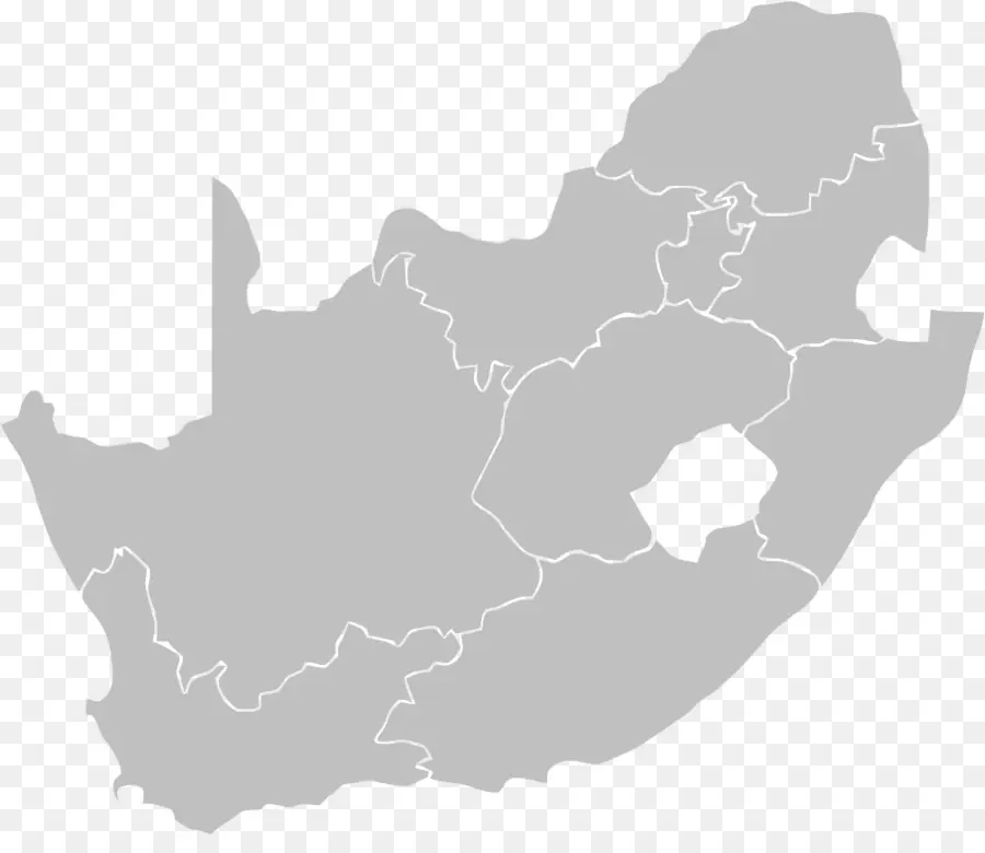 Sudáfrica，Mapa PNG