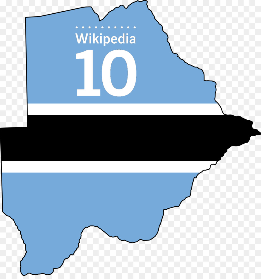 Botswana，Bandera De Botswana PNG