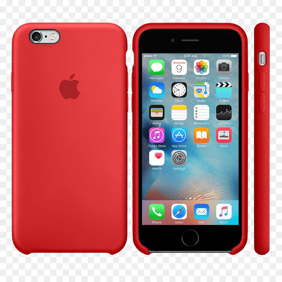 Iphone Rojo，Teléfono Inteligente PNG