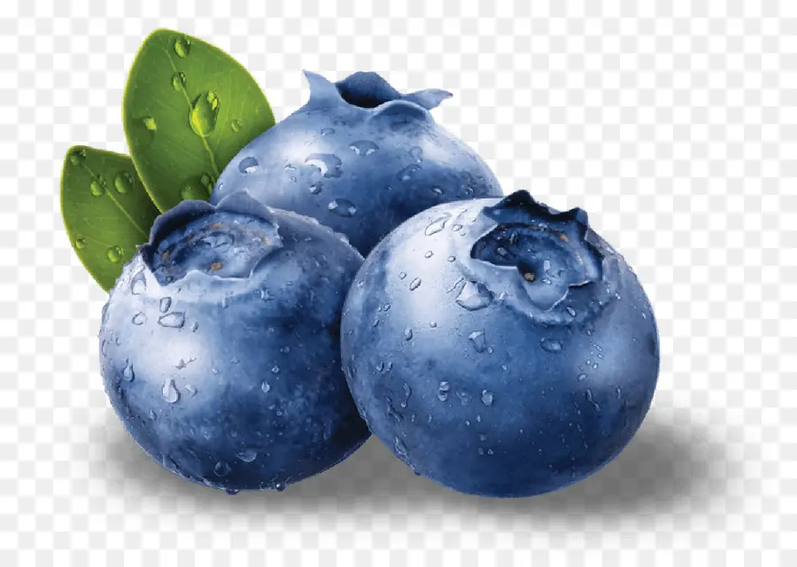 Arándanos Con Gotas De Agua，Fruta PNG