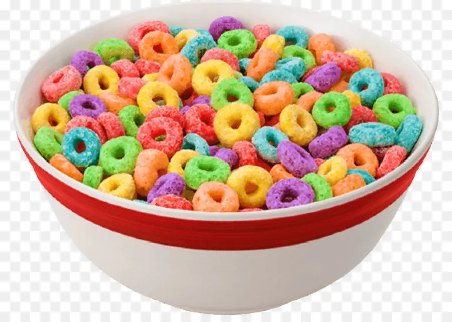 Cereales Para El Desayuno，Aros De Frutas PNG