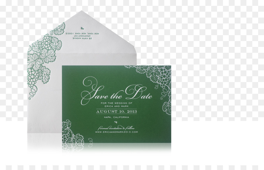 Invitación De Boda，Verde PNG