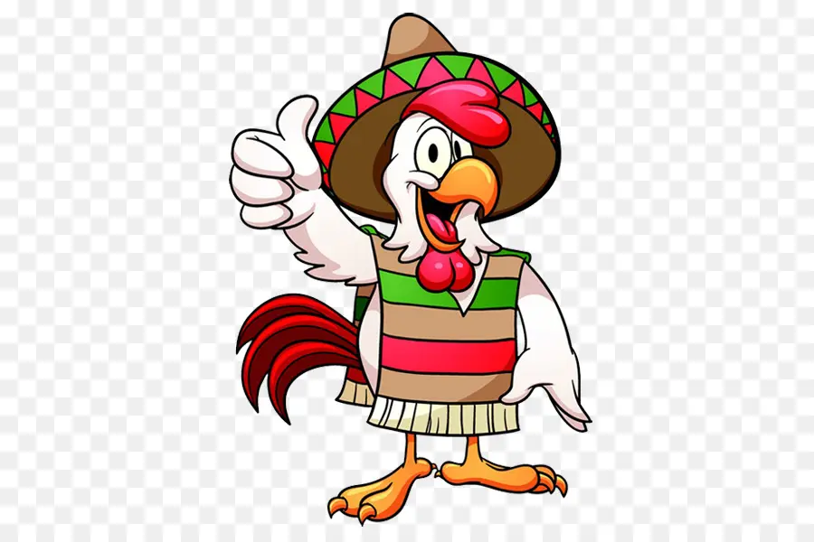 Pollo De Dibujos Animados，Sombrero PNG