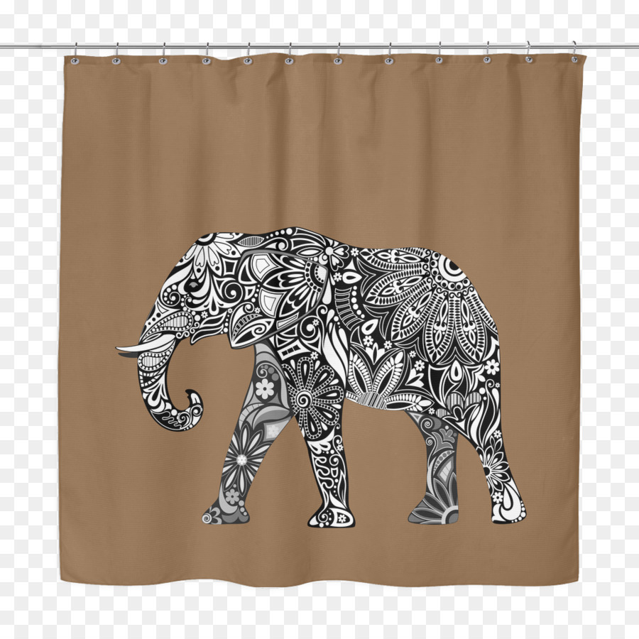 Dibujo，Elefante Indio PNG