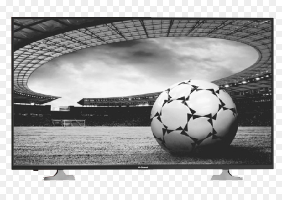 Balón De Fútbol En La Pantalla Del Televisor，Deportes PNG