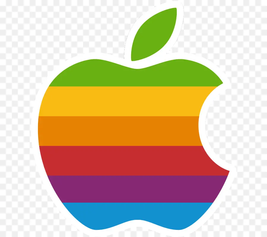 Logotipo De La Manzana Arcoíris，Manzana PNG