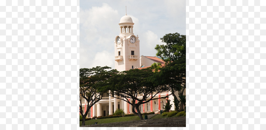 Edificio De Torre De Reloj De La Escuela Secundaria China，Institución Hwa Chong PNG