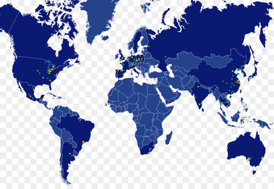 Mapa Mundial，Países PNG