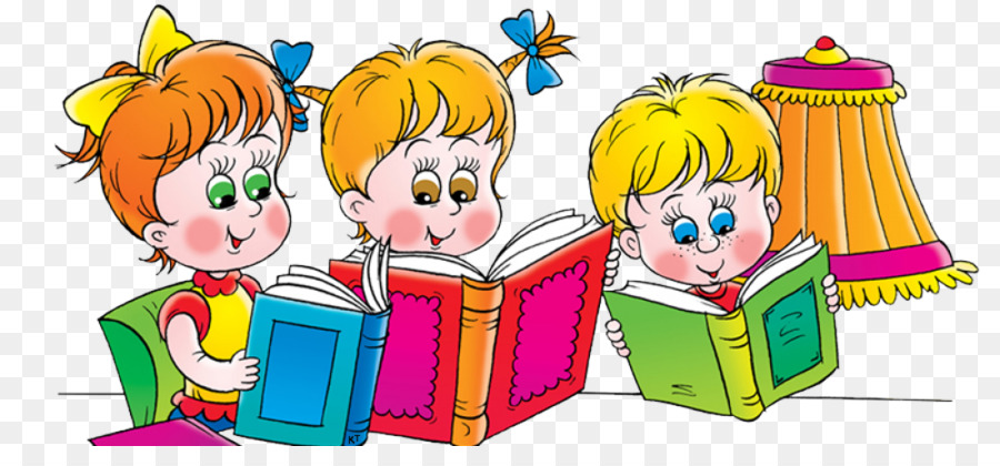 Niños Leyendo，Libros PNG