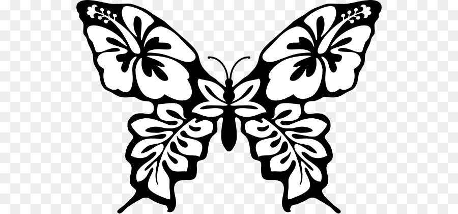 Mariposa，Arte Lineal PNG