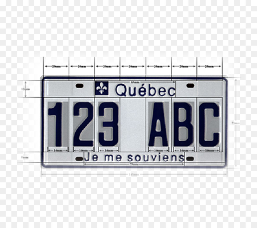 Matrícula De Quebec，Vehículo PNG