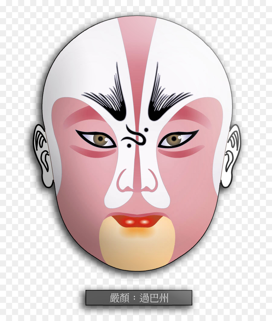 Máscara Tradicional，Rostro PNG