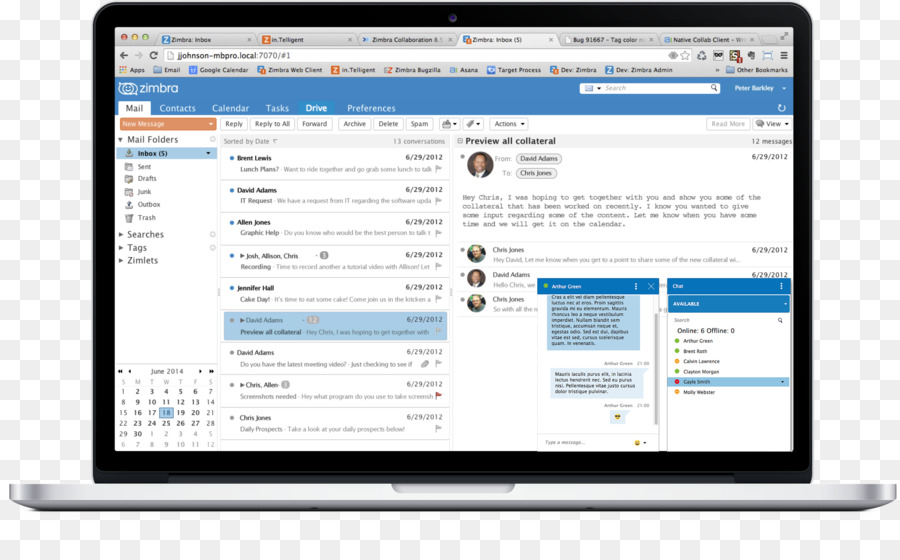 Zimbra，Software Informático PNG