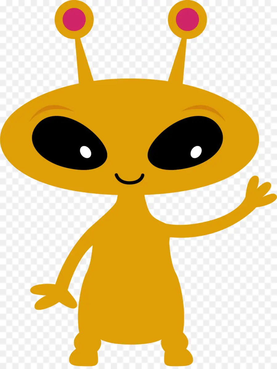 Extraterrestre Amarillo，Dibujos Animados PNG