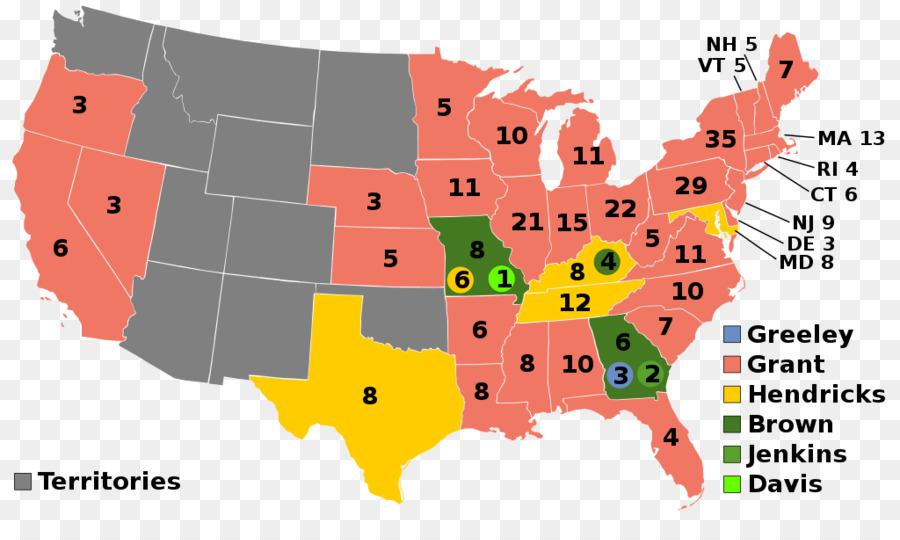 Estados Unidos，Elección Presidencial De Los Estados Unidos 1876 PNG