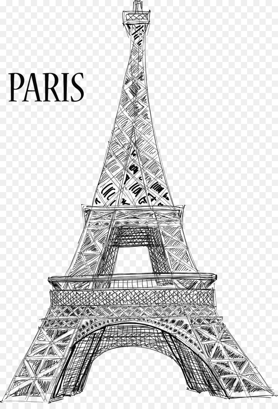 Torre Eiffel，París PNG