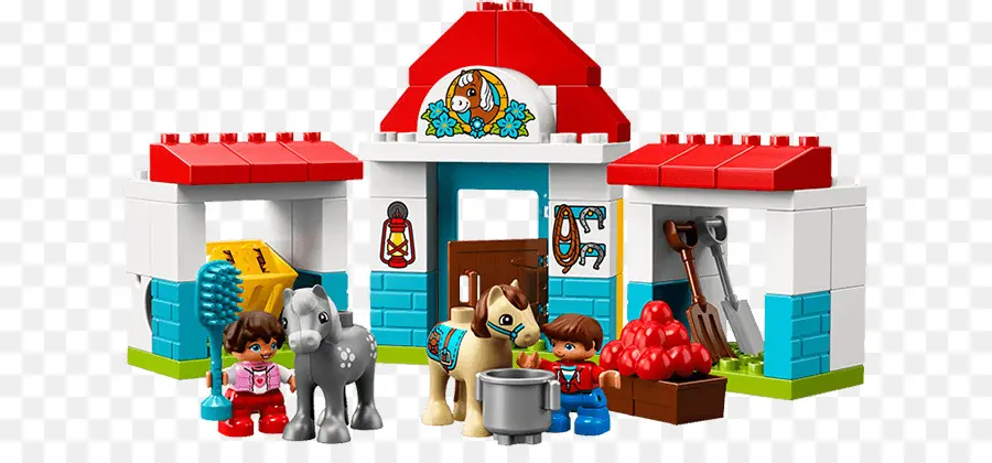 Lego De La Ciudad De La Granja De Ponis Estable 10868，Amazoncom PNG
