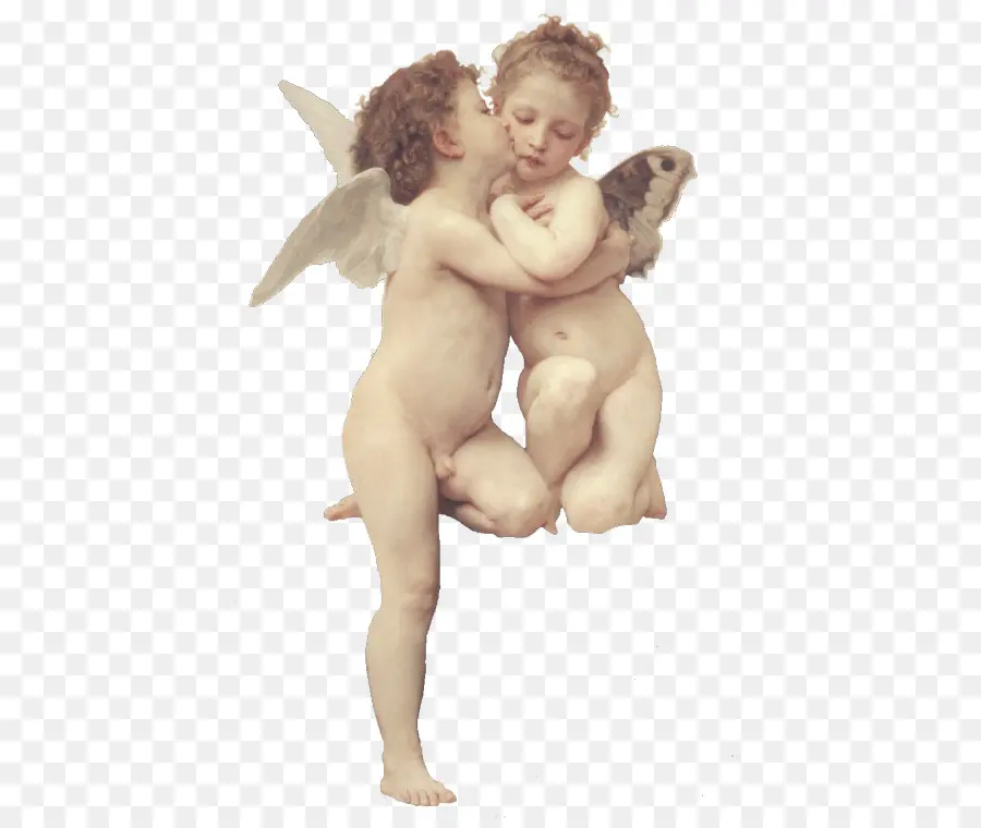 Cupido Y Psique，William Bouguereau 18251905 PNG