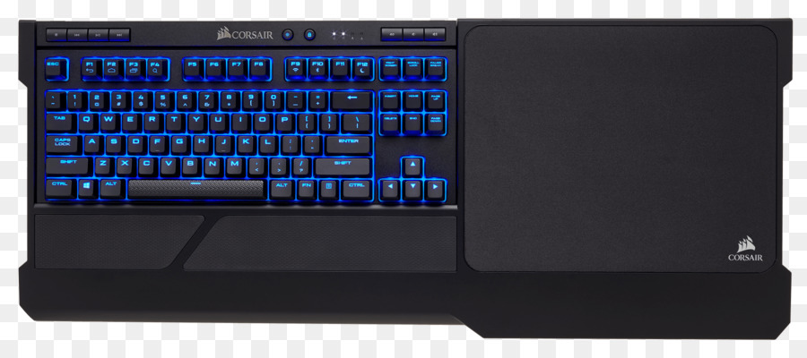 Teclado，Bandeja De Soporte De Teclado Corsair K63 Negro PNG