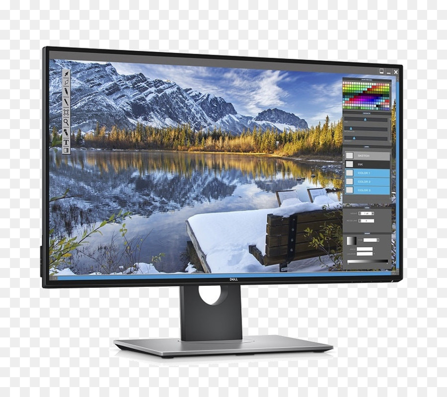 Dell，Dell U2518d 25 Monitor Ultrasharp Negro De La Pc Led Hd PNG