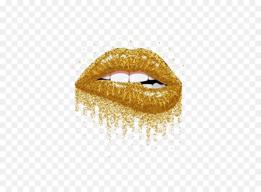 Labios Dorados，Resplandecer PNG