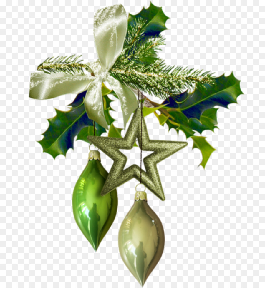 Decoración Navideña，Verde PNG