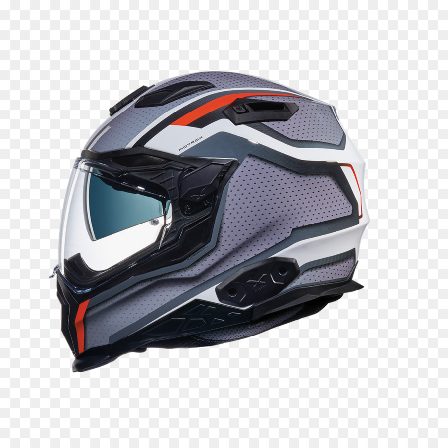 Casco Negro Y Rojo，Motocicleta PNG