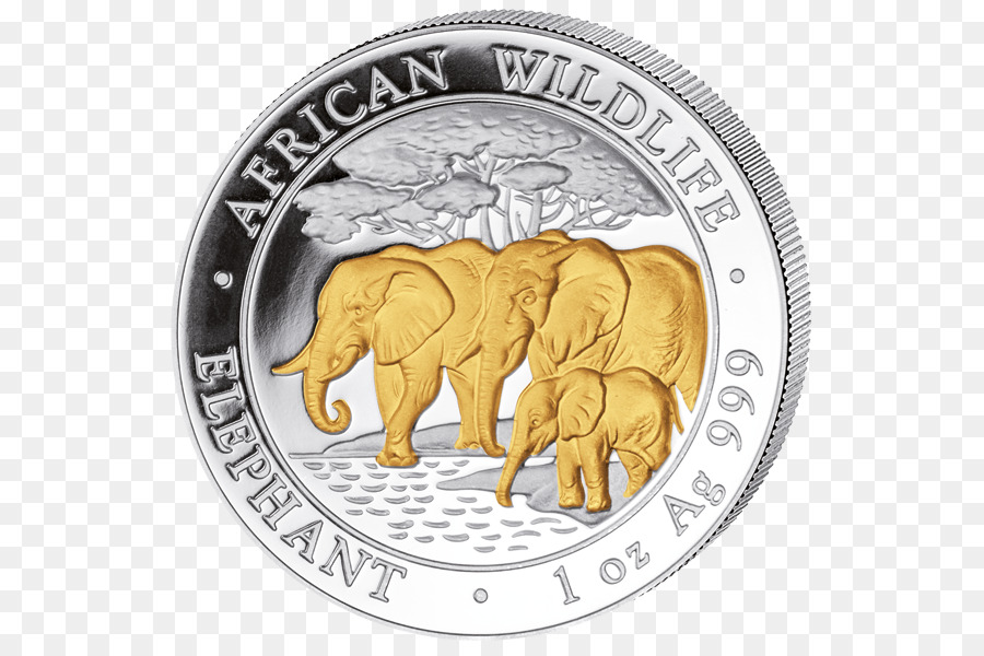 Elefante Africano，Moneda PNG