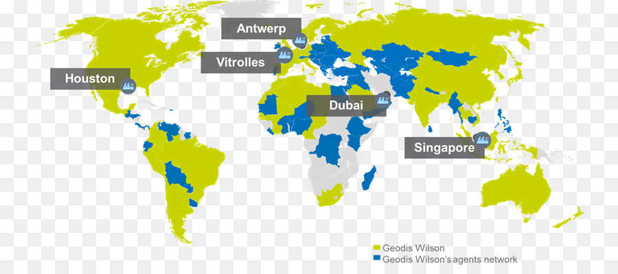 Mapa Mundial，Países PNG