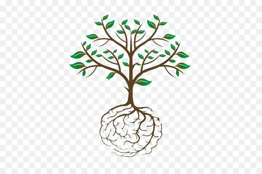 Árbol Con Raíces Cerebrales，Árbol PNG