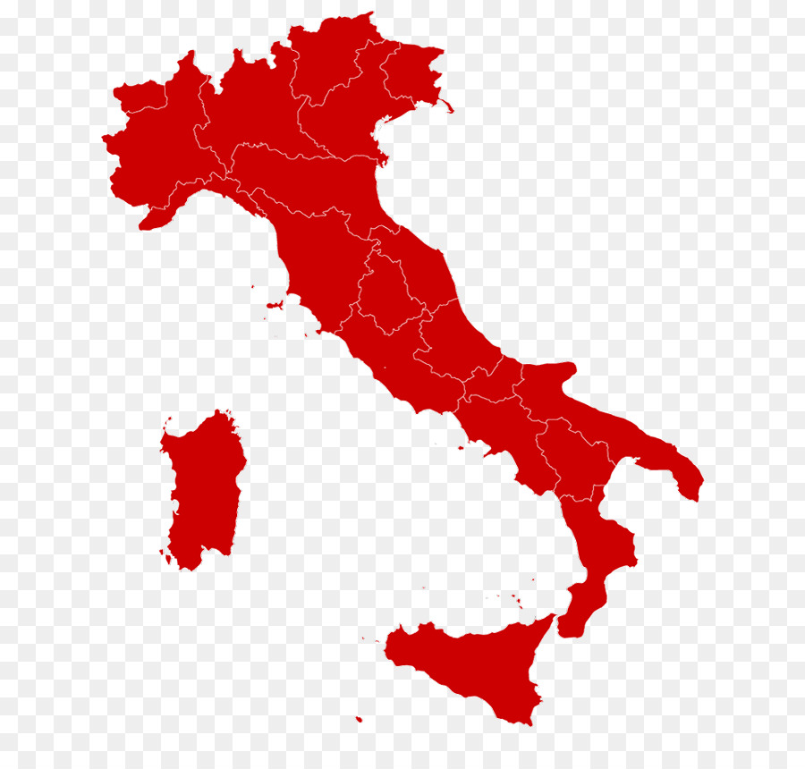 Mapa De Italia，País PNG