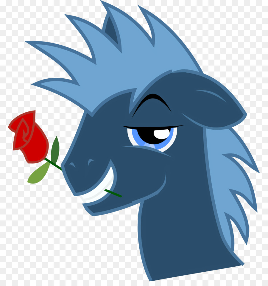 Azul，Flor PNG