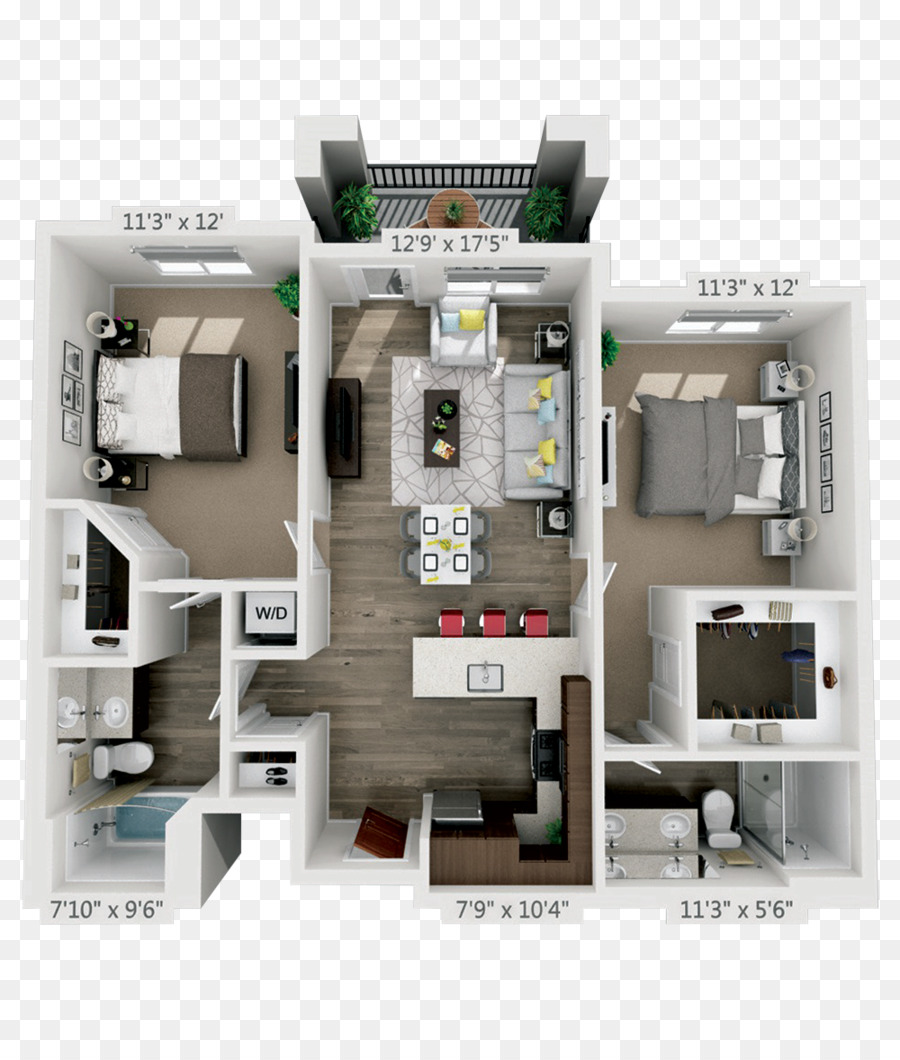 Distribución Del Apartamento，Plano De Planta PNG