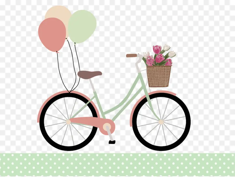 Bicicleta Rosa，Bicicleta PNG