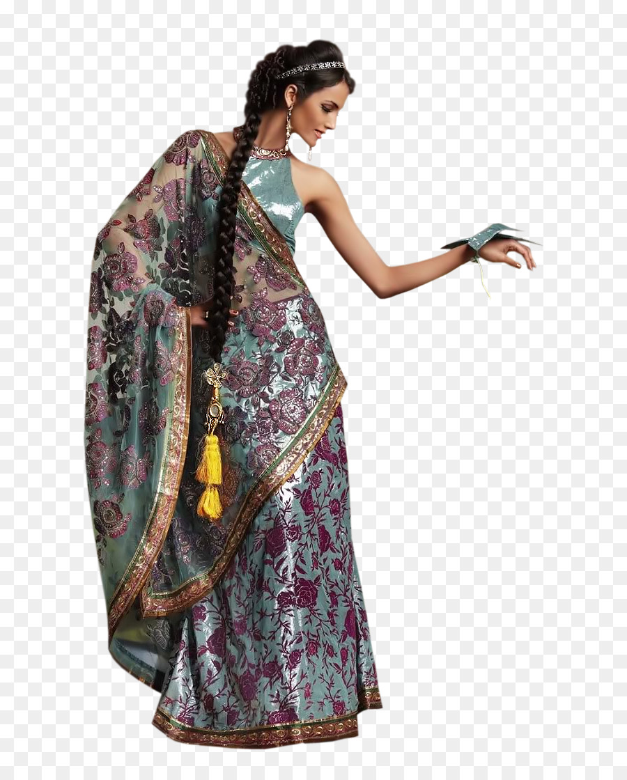 Sari，Vestido PNG