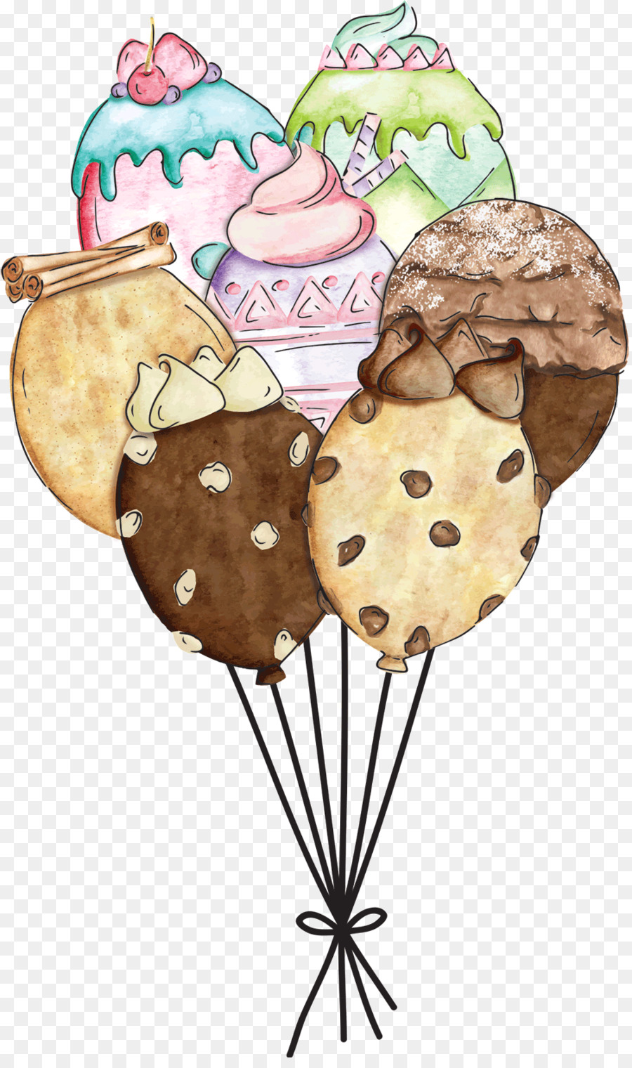 Panadería，Conos De Helado PNG