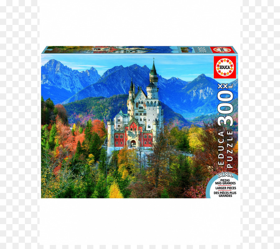 Castillo De Neuschwanstein，Rompecabezas PNG