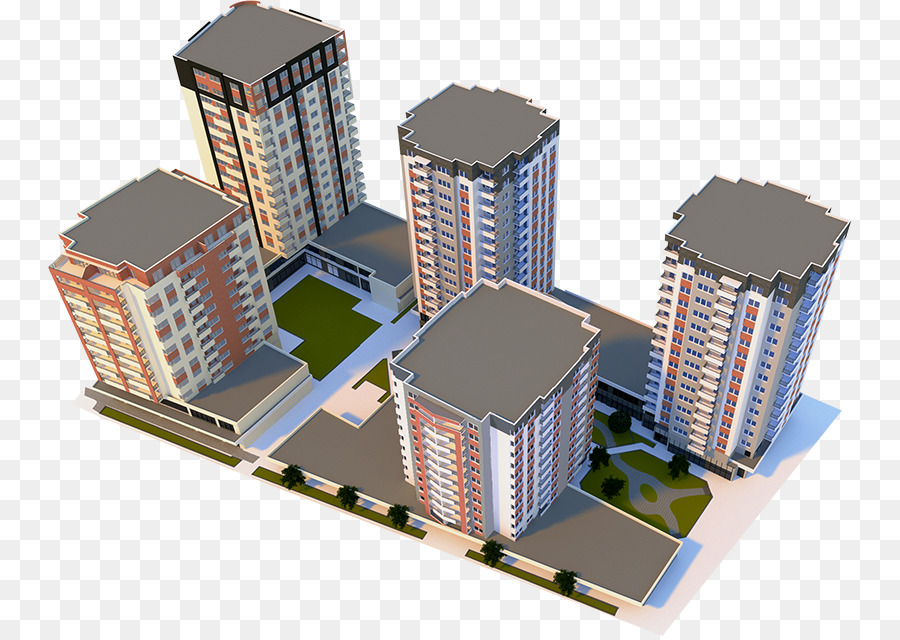 Edificio De Apartamentos，Residencial PNG