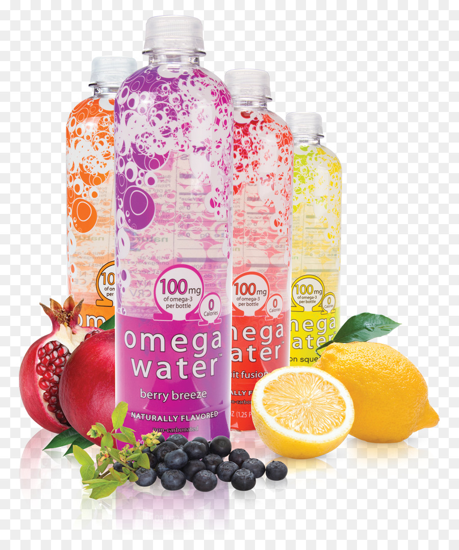 Agua Omega，Botellas PNG