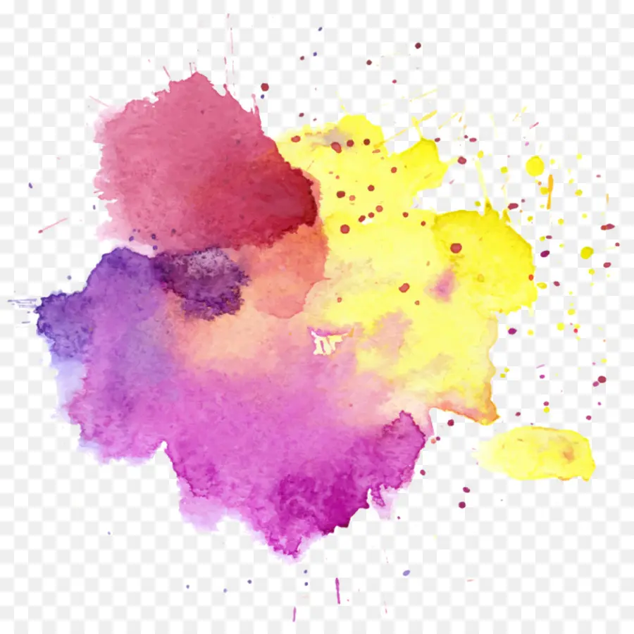 Pintura De Acuarela，Tinta PNG