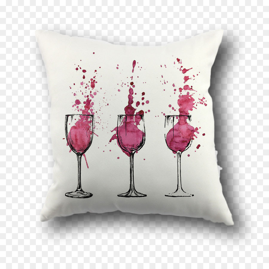 Copas De Vino，Almohada PNG