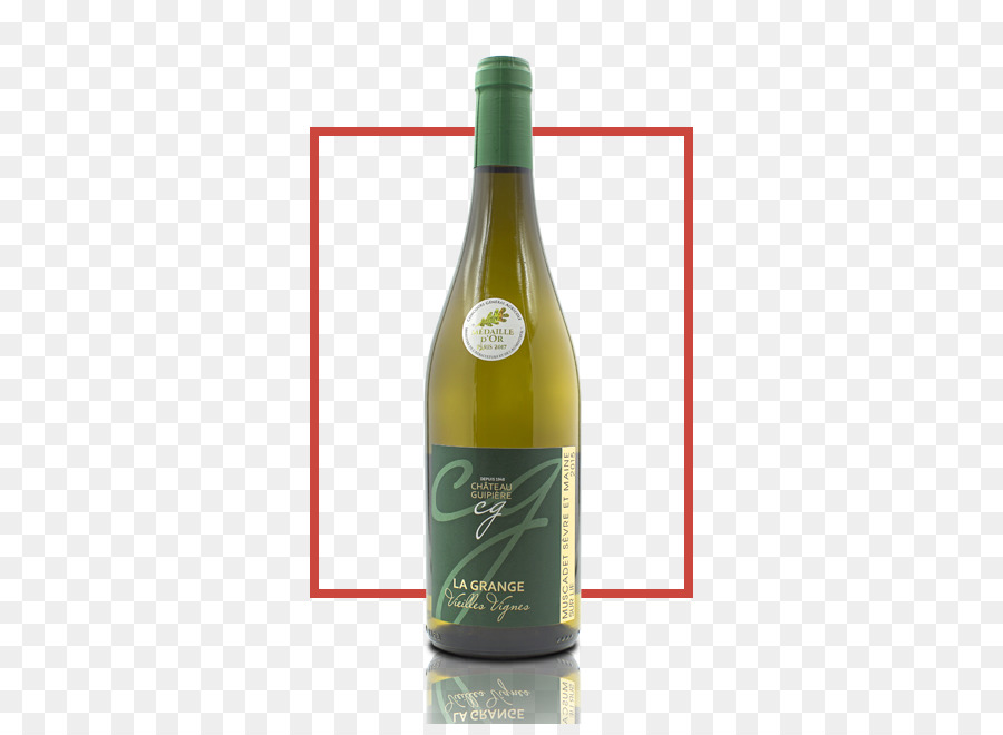 Botella De Vino，Etiqueta Verde PNG