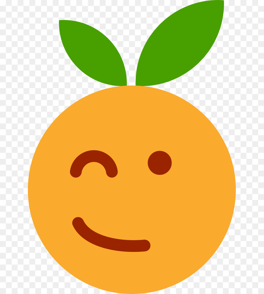 Emoji Naranja，Fruta PNG