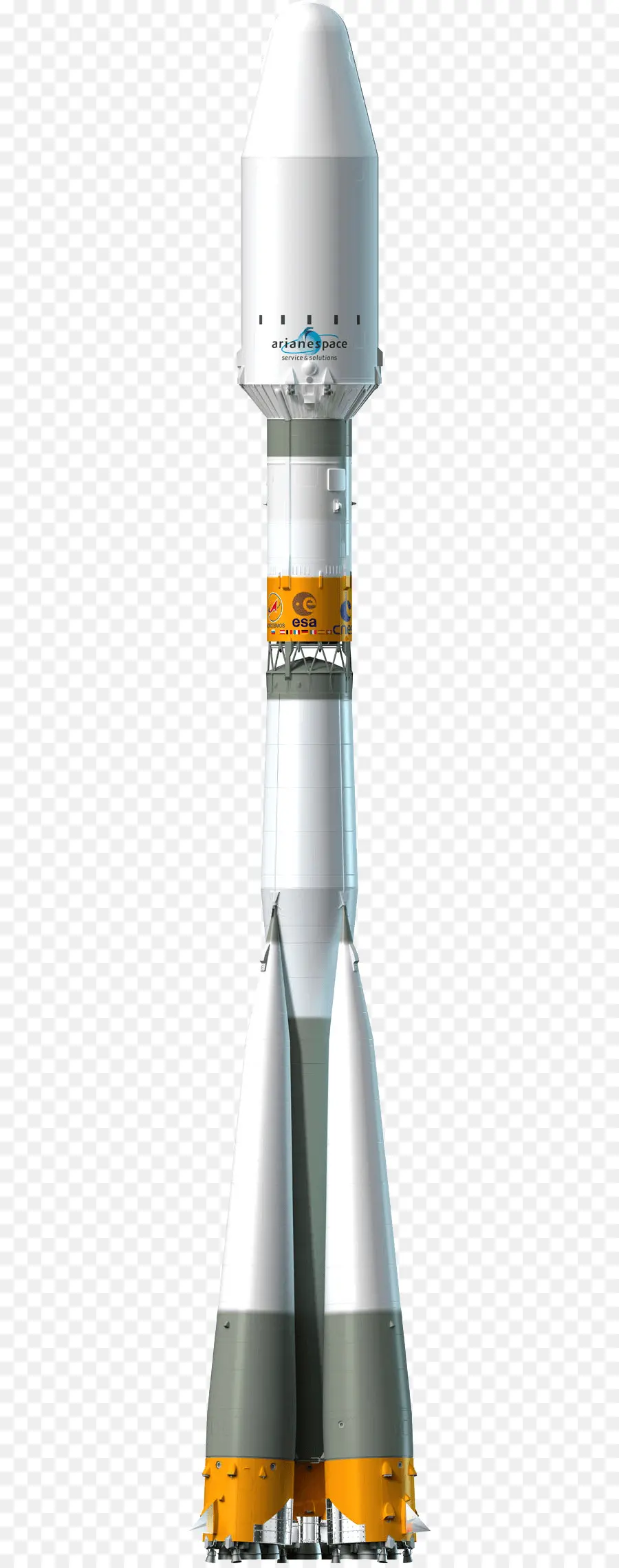 Soyuz En El Centro Espacial Guayanés，Cohete PNG