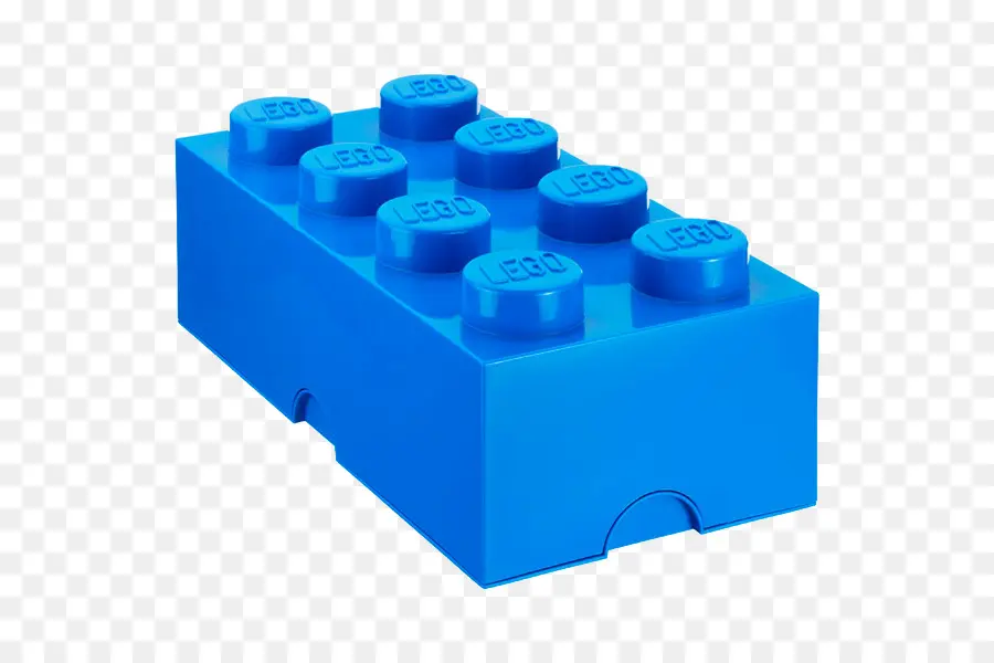 Ladrillo Lego Azul，Bloque De Construcción PNG