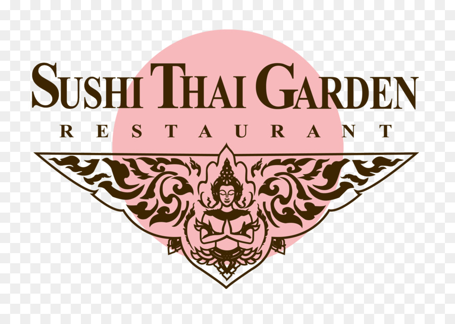 Logotipo Del Jardín Tailandés De Sushi，Restaurante PNG