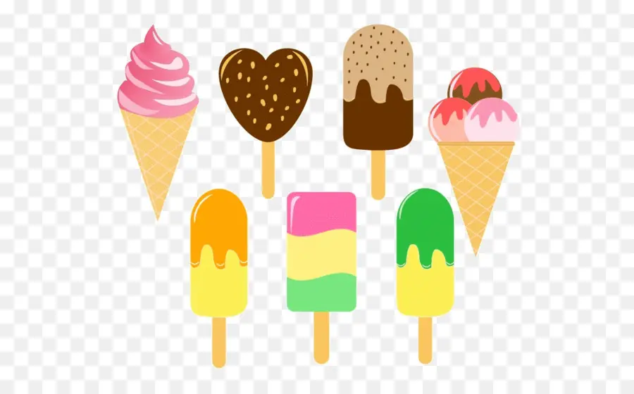 Helado，Conos De Helado PNG