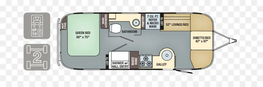 Plano De Planta Para Vehículos Recreativos，Rv PNG