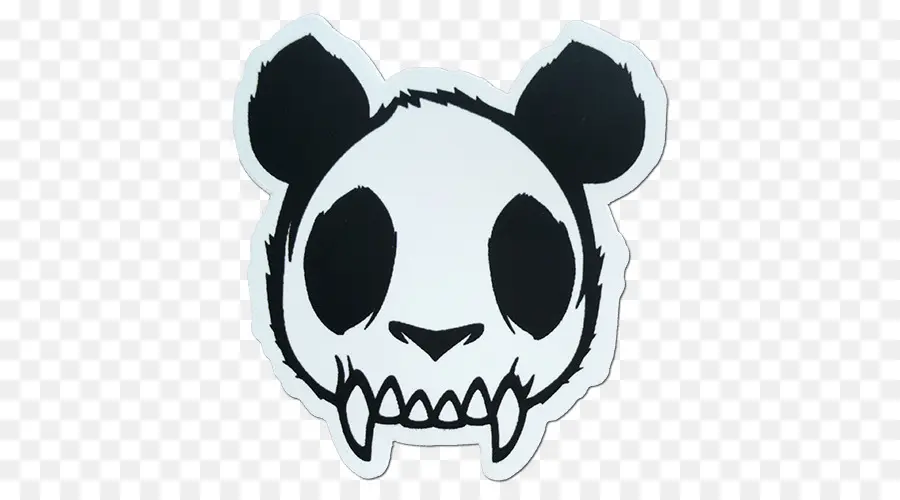 Cráneo De Panda，Dibujos Animados PNG