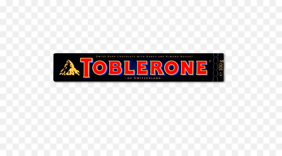 Toblerone，Chocolate Negro PNG